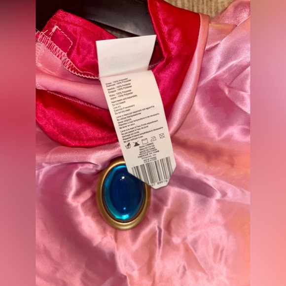 Super Mario Princess Peach Costume Dress L 10/12 - Picture 7 of 11